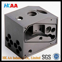 Black Anodizing 7075 Aluminum CNC Milling Manifold Block